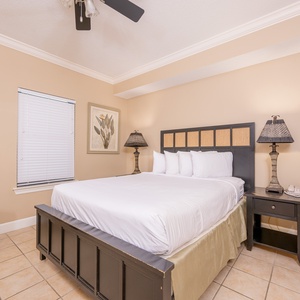 Experience tranquility nestled in this queen guest suite, perfect for restful nights and rejuvenating mornings