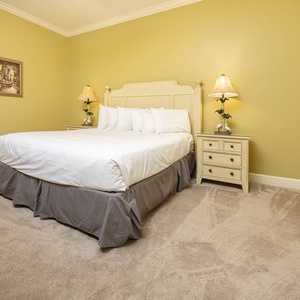 Relax in this king guest suite, where soft bedding awaits after a day of beach adventures