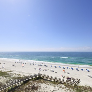 Feel the warm sun on your skin as you take in the stunning beach views from your relaxing balcony retreat