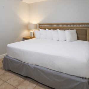 Sleep soundly in this king guest suite, enjoying a serene ambiance enhanced by soft lighting to unwind after your day