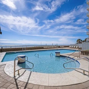Make a splash in the pool at Romar Place, soaking up the sun and enjoying the coastal vibe of your vacation retreat