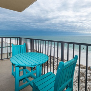 Experience stunning coastal views from your east corner balcony overlooking Gulf Shores beaches