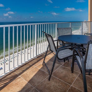 Experience seemingly endless coastline views of the horizon as waves lap the shore and the sun glistens over the water