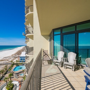 Experience seemingly endless coastline views of the horizon as waves lap the shore and the sun glistens over the water