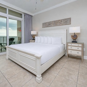 Awake to the gentle coastal breeze and breathtaking beach views from your luxurious king master suite