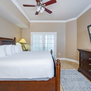 Relax after a fun beach day and stream your favorite shows from the cozy king bed in the master suite