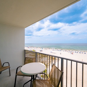 Savor your morning coffee on the balcony enjoying expansive views of the tranquil waters