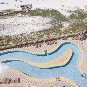 Lounge in the lazy river on yellow floats, brave the fun waterslide, relax in indoor hot tubs, or cool off in the indoor pool