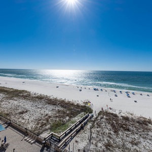 Take in the stunning water views from the spacious balcony, perfect for relaxing or enjoying meals outdoors