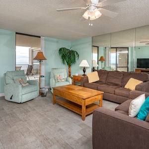 Phoenix East 206, Orange Beach, Alabama, beach front, 3 bedroom condominium on the 2nd floor with extended balcony