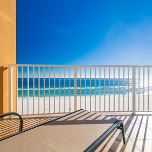 Lounge on your balcony overlooking the stunning gulf coastline and doze to the sound of waves and seagulls