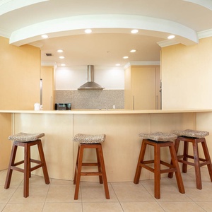 Wake up with morning coffee at the breakfast bar and get ready for a day of adventure