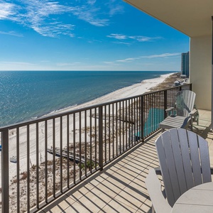 Breathe in the fresh coastal air while enjoying the stunning views from your balcony