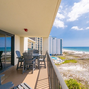 Embrace the coastal vibe as you relax on your balcony, taking in stunning views and gentle breezes