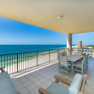 Embrace the coast vibes as you relax on your corner balcony, soaking in the stunning views and gentle sounds of the shore
