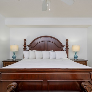 Unwind in this relaxing king guest suite and drift off into a peaceful slumber