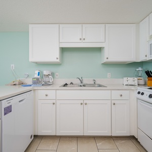 Upgrade your hotel experience with a fully equipped kitchen and ample appliances for preparing family meals