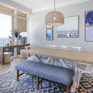 Enjoy a fun game night or family meal with beach views and experience memorable vacation moments