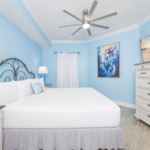Unwind after a day of adventure and stream your favorite shows in the master suite