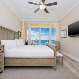 Unwind after a day at the beach and stream your favorite shows in the master and wake up to seagulls and gentle waves