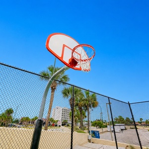 Shoot some hoops and enjoy a little friendly competition on the basketball court