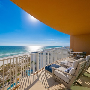 Experience seemingly endless coastline views of the horizon as waves lap the shore and the sun glistens over the water