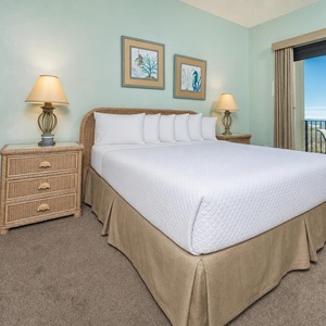 Sleep peacefully in the king master suite, waking refreshed to lovely coastal views just outside your sliding doors