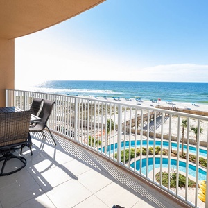 Watch the beach from your balcony, enjoy the refreshing pool area and inviting lazy river, or stroll on the sand