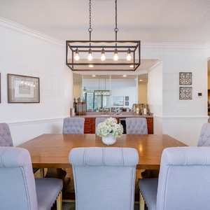 Savor a family meal or enjoy a fun game night with the coastal vibe and create lasting memories with loved ones