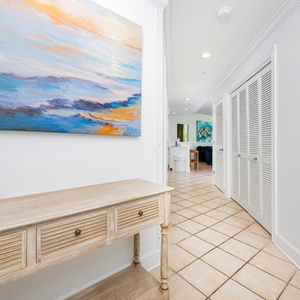 Welcoming entryway to your vacation rental inviting you to explore your vacation retreat