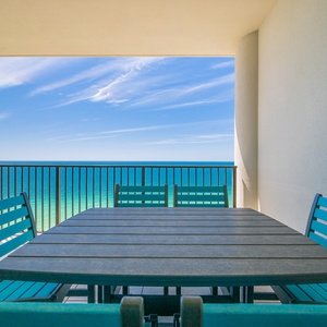 Share laughter and unforgettable moments with loved ones around your table, soaking in the breathtaking coastal views