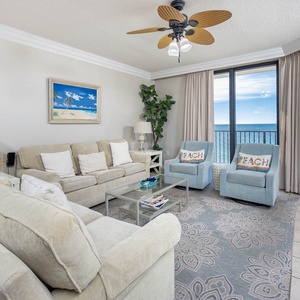 Phoenix X 814, Orange Beach, Alabama, beach front, 3 bedroom condominium on the 8th floor