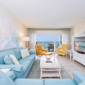 Driftwood Towers 6D, 615 West Beach Blvd, Gulf Shores, Alabama, beach front, 2 bedroom condominium