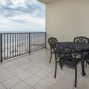 Relax on your balcony and bask in the sunlight with mesmerizing views of the gulf coast on your beach retreat