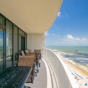 Enjoy the refreshing coastal breeze and vibrant blue wa