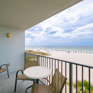 Bask in the sunlight while enjoying breathtaking views of the tranquil waters and shoreline from your spacious balcony