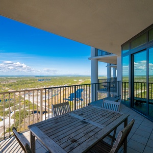 Unwind at your balcony table, soaking in expansive views while listening to the soothing sounds of nature