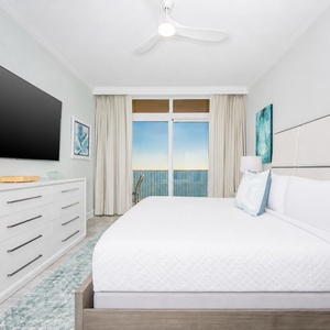 Unwind after a day at the beach and stream your favorite shows in the master and wake up to seagulls and gentle waves
