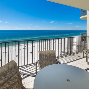 Relax on your balcony, soaking in the stunning coastal views and refreshing sounds of waves crashing below