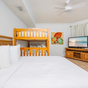 Charming bunk room for restful nights, stream your favorite shows and drift off after a day of adventure