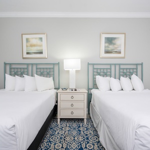 Rest on one of the queen beds, read a book or just relax, and enjoy the peaceful vibe