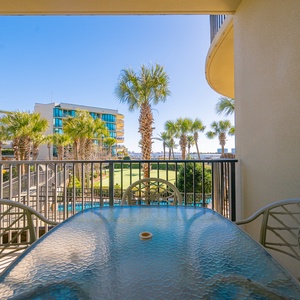 Enjoy tranquil moments on the balcony, sipping your favorite drink while taking in the lush views and gentle breezes