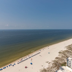 Soak up gulf views from the balcony, then stroll the beachfront and follow the coastline to the horizon