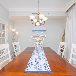 Savor a family meal or enjoy a fun game night with beach views and create lasting memories with loved ones