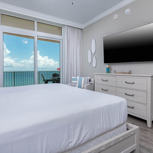 Unwind after a day at the beach, stream your favorite shows in the master, and wake up to seagulls and gentle waves