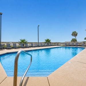 Soak up the sunshine from the comfortable lounge chairs