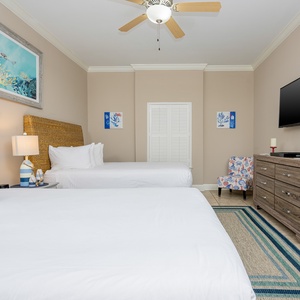 Experience peaceful nights in this inviting guest room with queen beds and relaxing decor for your ultimate comfort