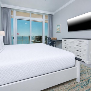 Unwind after a day at the beach and stream your favorite shows in the master and wake up to seagulls and gentle waves