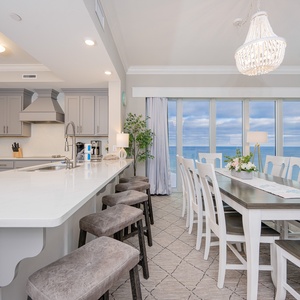 Savor a family meal or enjoy a fun game night with panoramic beach views and create memorable moments