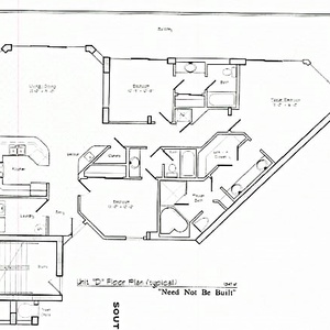 This floor plan showcases a spacious layout with three bedrooms, a well-equipped kitchen, and a welcoming living area